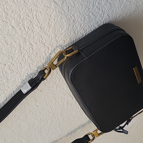 NWT Fossil Bryce Small Crossbody Black Leather Bag - Picture 7 of 17